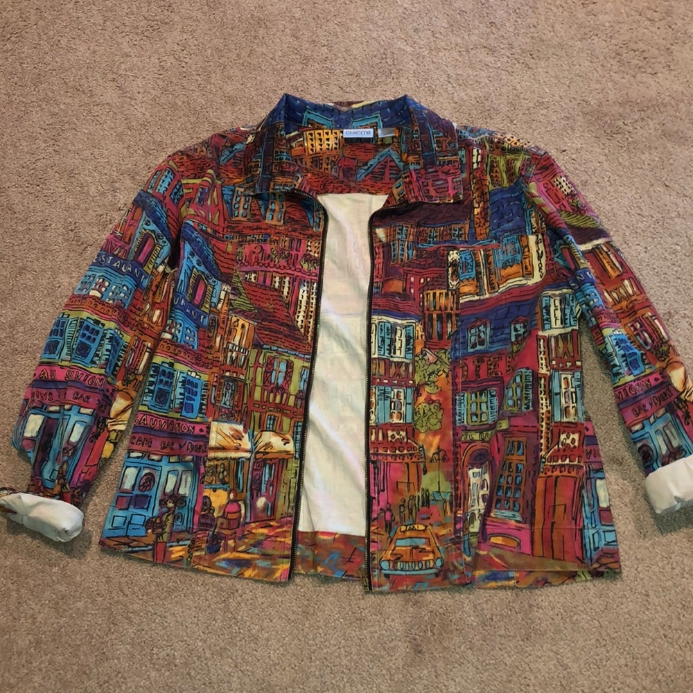 French City Printed Jacket